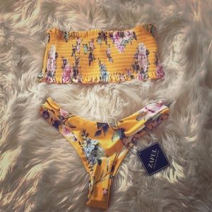 Cheeky Zaful floral bikini- never worn
